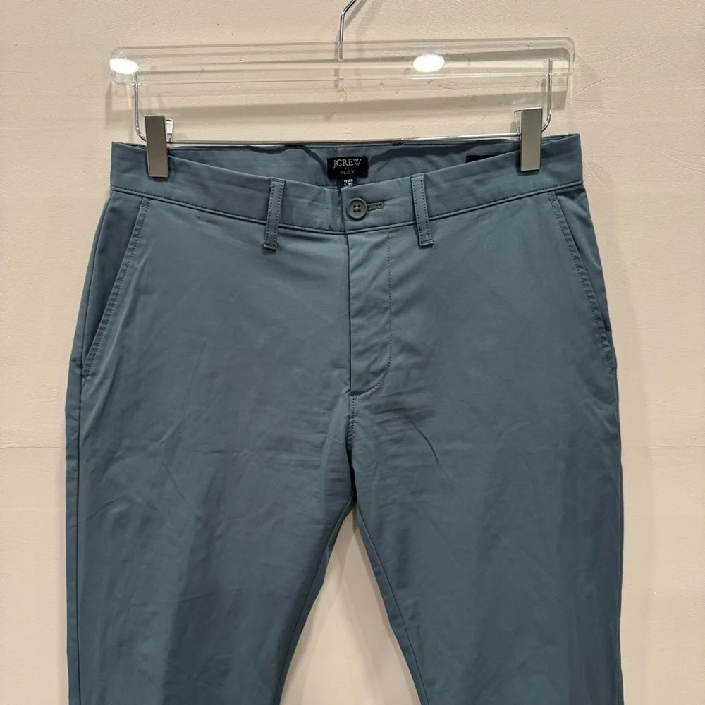 J. Crew Factory Men’s Slim Fit Tech Chino Pants in Mountain Fog 29W 30L 2024